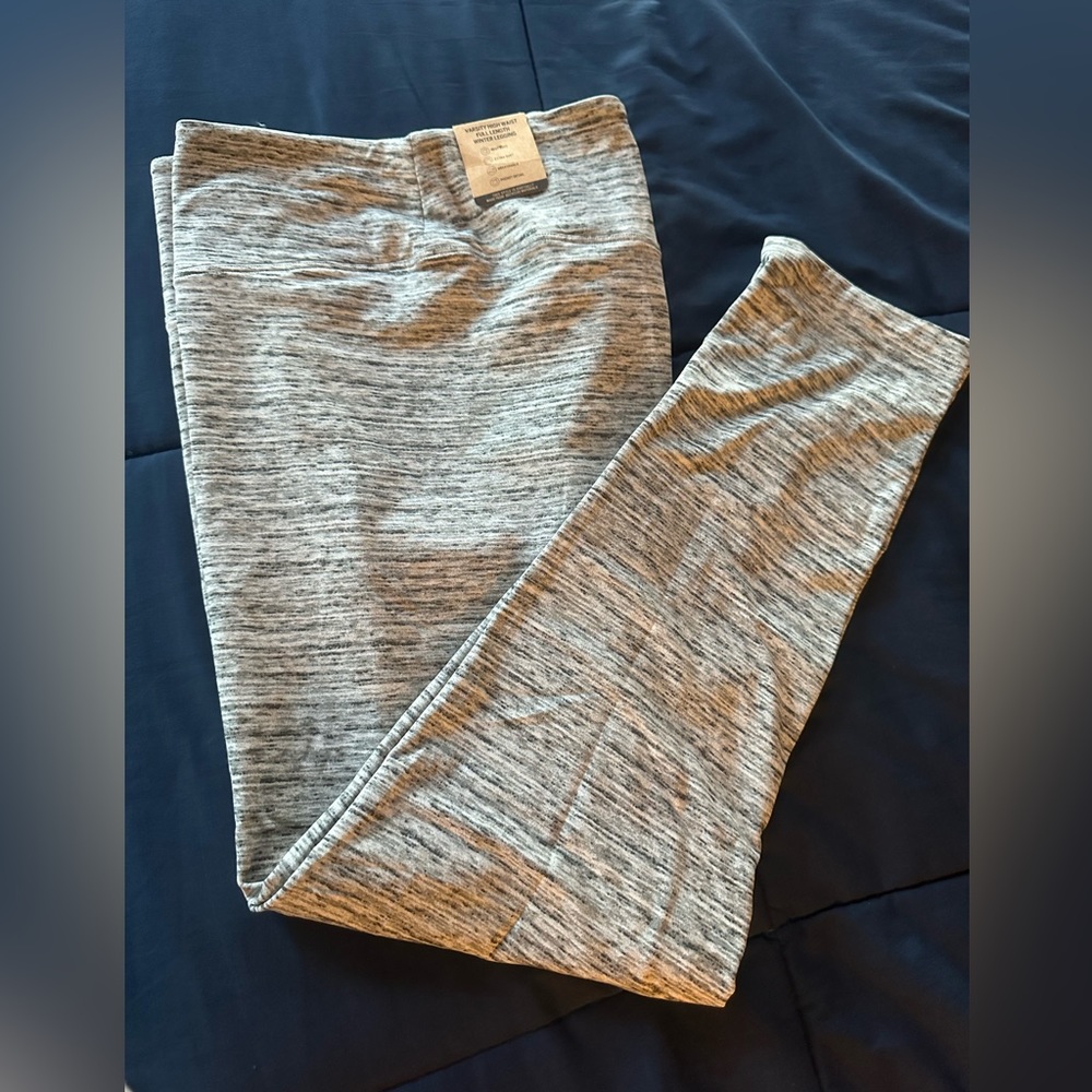 Pink fleece lined winter leggings